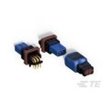 Te Connectivity Rectangular Mil Spec Connectors 369 9 Way Panel Mnt Rec, 90 Pcb Gold, Pin YD369-B99-NP400000